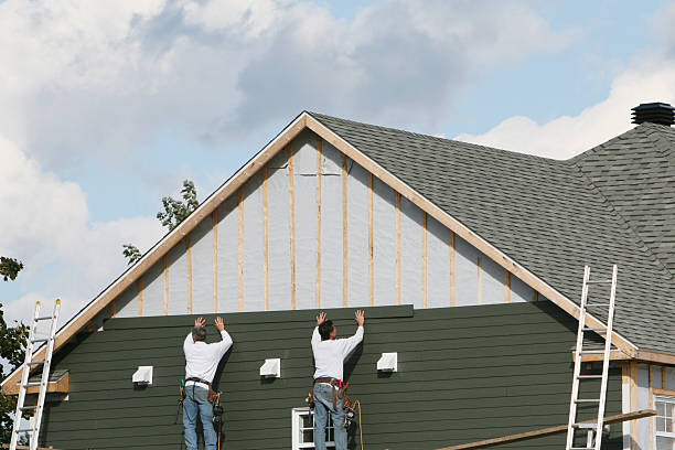 Professional Siding Replacement technician working in Fairview, GA